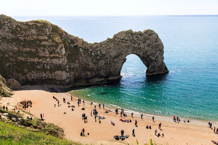 On the beach at Durdle Door